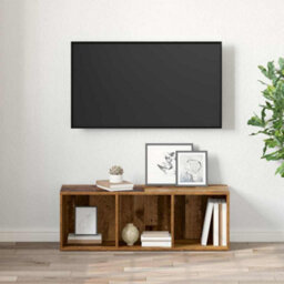 Berkfield Modern Tv Cabinet Old Wood Engineered Wood - thumbnail 4