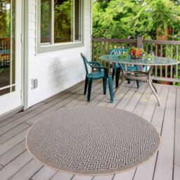 The Rugs Nature Collection Outdoor Rug In Blue 5100B - thumbnail 6