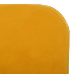 Beliani Bed Velvet Flayat 180 X 200 Cm (Eu Super King) Yellow - thumbnail 7