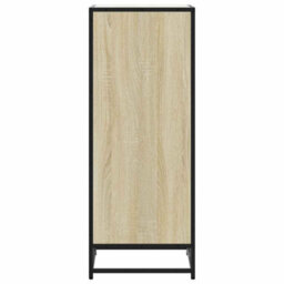 Berkfield Shoe Rack Sonoma Oak 48X38X97.5 Cm Engineered Wood - thumbnail 5