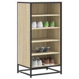 Berkfield Shoe Rack Sonoma Oak 48X38X97.5 Cm Engineered Wood - thumbnail 1