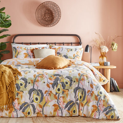 Furn. Huerta Tropical Floral Duvet Cover Set - image 1