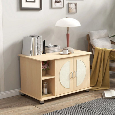 Cat Litter Box Enclosure Hidden Cat Washroom Furniture With Storage - image 1
