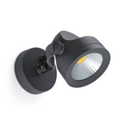 Luminosa Lighting Luminosa Alfa Led Outdoor Wall Spotlight Dark Grey Ip65