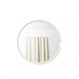 Melody Maison Large White Washed Wooden Round Wall Mirror - 80Cm X 80Cm - thumbnail 8