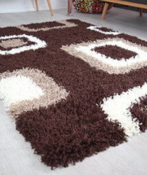"Bravich Brown Boxed Thick Shaggy Rug - California - 60X110Cm (2'x3'7"")" - thumbnail 5