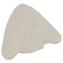 Lancashire Textiles Orthopaedic Batwing Reading Pillowcase, Cotton Blend Cream Cover, Super Soft, Comfortable Support, Extra Long