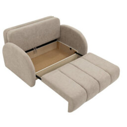 Viva Comfy Iii Upholstered Sofa Bed Has Bedding Storage In Living Room Chipboard Metal Legs 152X103X85Cm Mustard - thumbnail 3