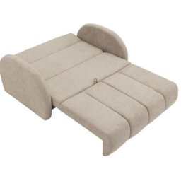 Viva Comfy Iii Upholstered Sofa Bed Has Bedding Storage In Living Room Chipboard Metal Legs 152X103X85Cm Mustard - thumbnail 4