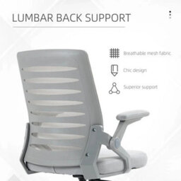 Vinsetto Ergonomic Mesh Office Chair Computer Desk Chair Lumbar - thumbnail 5