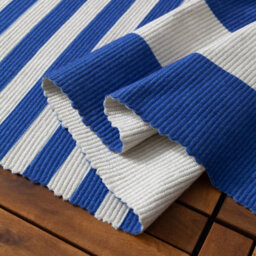 furn. Furn Deck Stripe Printed Outdoor Rug, White/blue, 120 X 170Cm - thumbnail 4