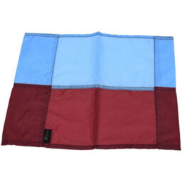 Precision Single All Weather Football Corner Flag - Maroon & Blue - Outdoor Polyester