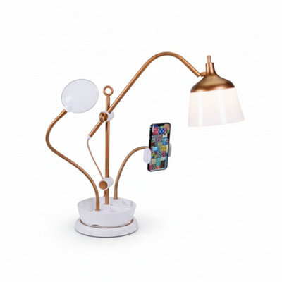 Daylight Anita Table Lamp Led Crafting Lamp With Magnifier & 3 Colour Temperatures - image 1