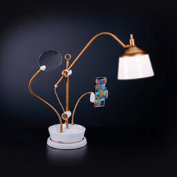 Daylight Anita Table Lamp Led Crafting Lamp With Magnifier & 3 Colour Temperatures - thumbnail 2