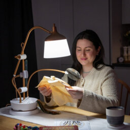 Daylight Anita Table Lamp Led Crafting Lamp With Magnifier & 3 Colour Temperatures - thumbnail 7