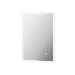 Affine Rectangle Led Bathroom Mirror Backlit Touch Demister Pad Mains Powered 500X700mm - thumbnail 2