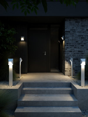 Nordlux Pontio Outdoor Aluminium Wall Light Weatherproof White,mains - image 1