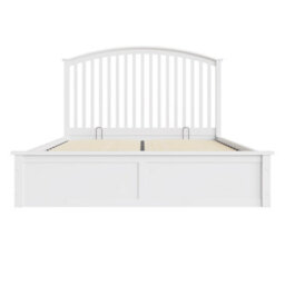 Gfw Madrid Wooden Ottoman Bed 135Cm Double White - thumbnail 2