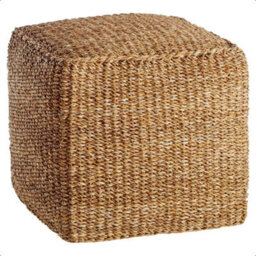 idooka Square Footstool Pouffe Lightweight Living Room Soft Furnishings Home Decor Jute Rest Foot Stool - thumbnail 7