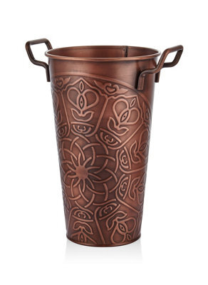 Rozi Copper Vase - 50 Cm (H) X 35 Cm (W) X 25 Cm (D) - image 1