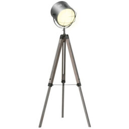 Homcom Tripod Floor Lamp Height Adjustable E27 Base For Living Room Bedroom - thumbnail 2