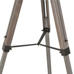 Homcom Tripod Floor Lamp Height Adjustable E27 Base For Living Room Bedroom - thumbnail 9