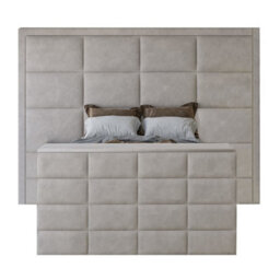 Copenhagen Upholstered  Pebble Television Bed Frame - thumbnail 4