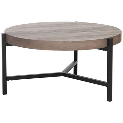 Beliani Industrial Coffee Table Bonita Taupe - image 1