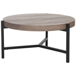 Beliani Industrial Coffee Table Bonita Taupe - thumbnail 1