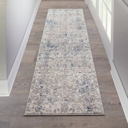 Beige Easy To Clean Floral Optical/(3D) Modern Rug For Living Room, Bedroom - 66 X 229 (Runner) - thumbnail 7