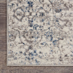 Beige Easy To Clean Floral Optical/(3D) Modern Rug For Living Room, Bedroom - 66 X 229 (Runner) - thumbnail 4