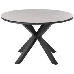 Beliani Garden Dining Set 4 Seater Maletto/taviano With Cushions Metal Grey/ Black - thumbnail 5
