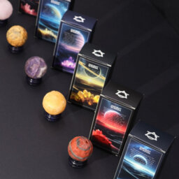 Ametyst Planet On A Sola Goldstone Stand (Jupiter) - thumbnail 9