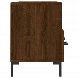 Berkfield Sturdy Tv Cabinet Brown Oak 102X36X50 Cm Engineered Wood - thumbnail 7