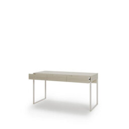 Arte Charlie Ch-23 Desk 150 Cm In Cashmere - Spacious Workspace With Integrated Drawer Storage - thumbnail 2