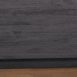 Pacific Lifestyle Six Seater Black And Natural Acacia Wood Dining Table - thumbnail 7