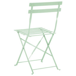 Beliani Bistro Set Folding Fiori Metal Mint Green - thumbnail 6