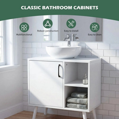 Bathroom Under Sink Storage Cabinet With Shelf - image 1