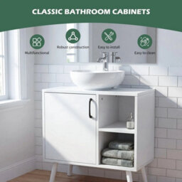 Bathroom Under Sink Storage Cabinet With Shelf - thumbnail 1
