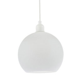 Happy Homewares Simple And Classic Opal White 20Cm Glass Ball Pendant Lighting Shade - thumbnail 2