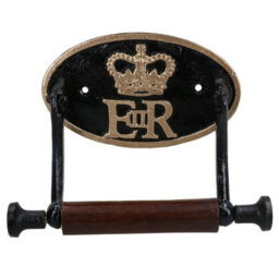 AB Tools Er Royal Toilet Roll Paper Holder Antique Style Metal Loo Wc Bathroom Home - thumbnail 2
