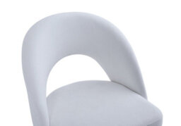 Aspect Furniture Set Of 2 Lincoln Swivel Barstool W Padded Seat And Black Base-Cream Linen - thumbnail 6
