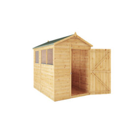 Waltons 7 X 5 Modular Shiplap Apex Outdoor Garden Storage Shed - thumbnail 4