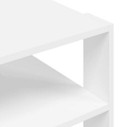 Berkfield Coffee Table White 59.5X59.5X40 Cm Engineered Wood - thumbnail 7