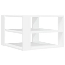 Berkfield Coffee Table White 59.5X59.5X40 Cm Engineered Wood - thumbnail 2