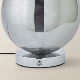 Valuelights Helix Smoked Glass Integrated Led Table Lamp - thumbnail 5