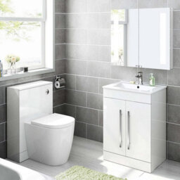 iBathUK Avon 2 Door Floorstanding Vanity Unit With Basin - 615mm X 815mm - 1 Tap Hole - thumbnail 6
