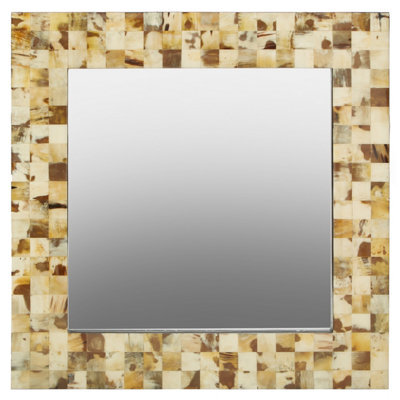 Orsina Cream Mother Of Pearl Wall Mirror - image 1