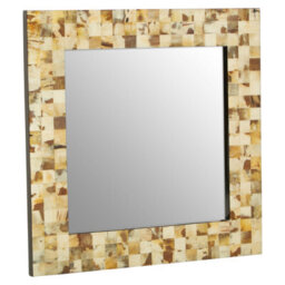 Orsina Cream Mother Of Pearl Wall Mirror - thumbnail 2