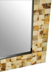 Orsina Cream Mother Of Pearl Wall Mirror - thumbnail 4